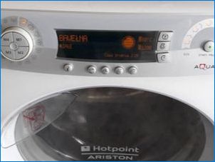 H20 Viga pesumasin Hotpoint-Ariston: Miks ilmus ja kuidas parandada?